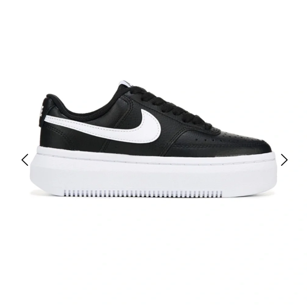 Women's Nike Court Vision Alta Leather Platform Sneakers - Picture 1 of 8